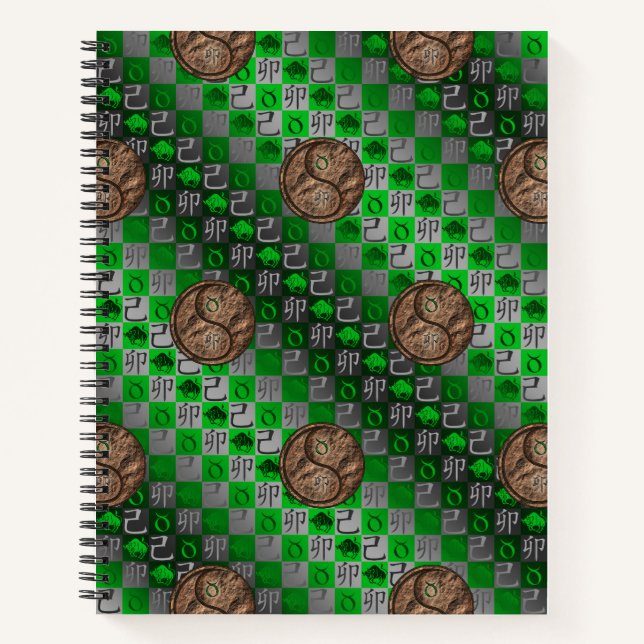 Taurus & Earth Rabbit Notebook (Front)