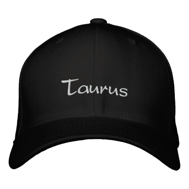 Taurus Embroidered Hat (Front)