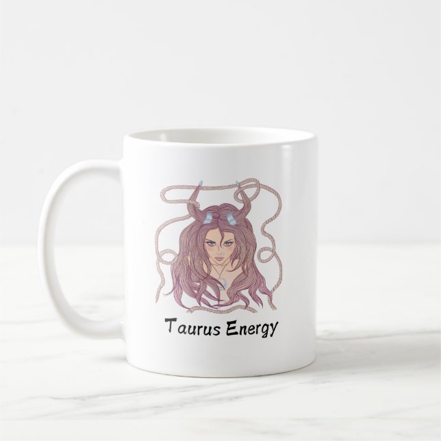 Taurus Energy Coffee Mug (Left)