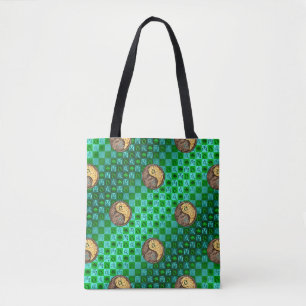 Taurus & Fire Dog Tote Bag