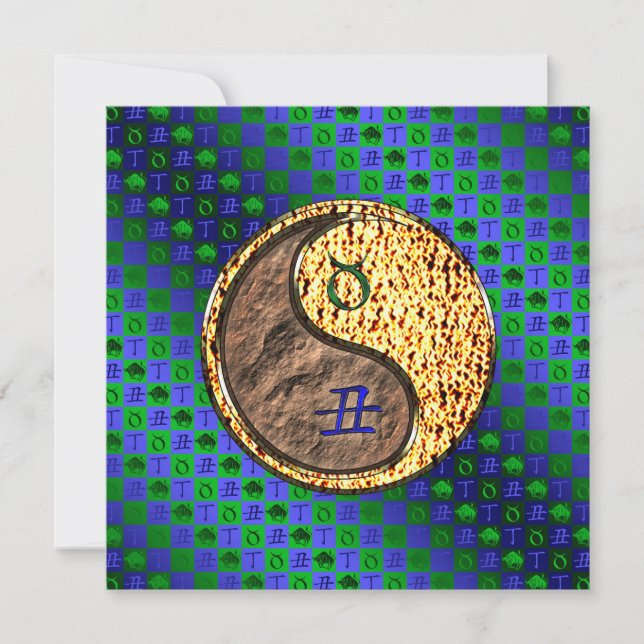 Taurus & Fire Ox Card (Front)