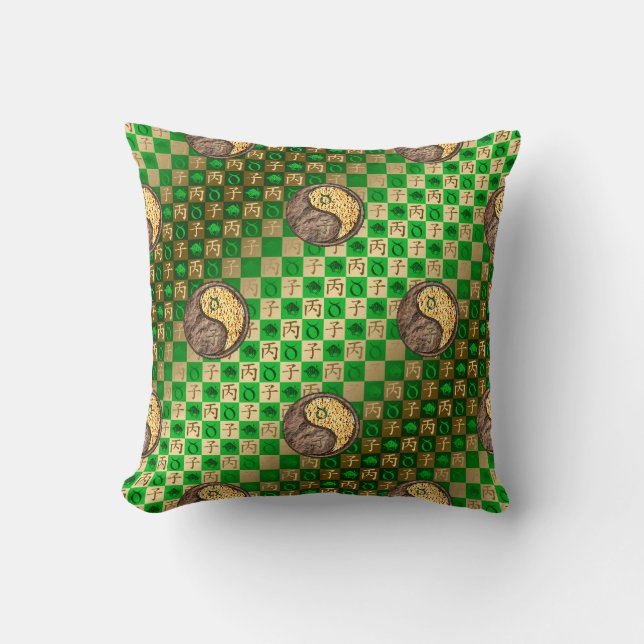 Taurus & Fire Rat Cushion (Front)