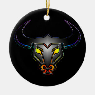 Taurus Gay Pride Ornament