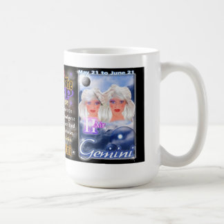Taurus Gemini Cusp zodiac white travel Coffee Mug