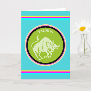Taurus Greeting Card
