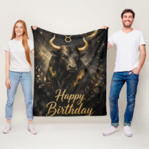 Taurus Happy Birthday Zodiac Design