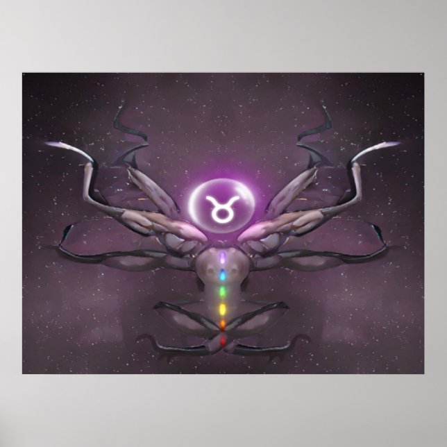Taurus Horoscope Sign - Astrology Symbol | Poster (Front)