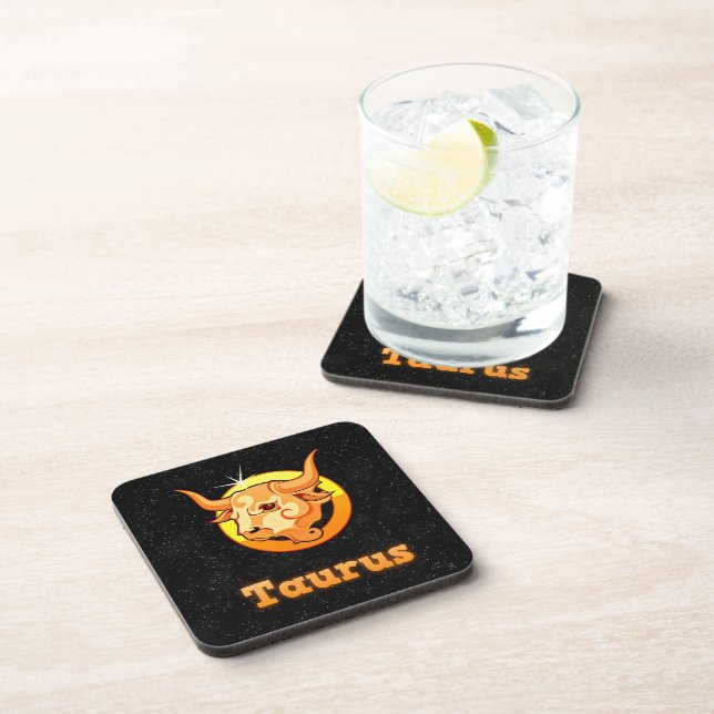 Taurus illustration coaster (Right Side)