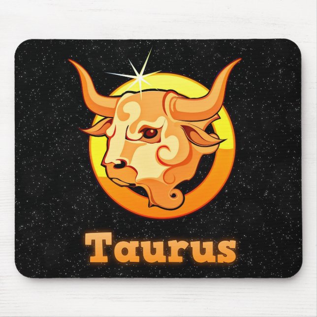 Taurus illustration mouse pad (Front)