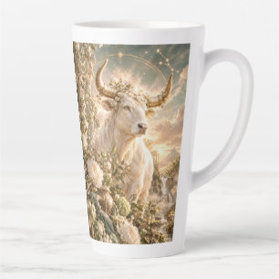 Taurus Latte Mug Botanical Zodiac