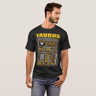 Taurus Loyal Open Minded Great Kisser Zodiac Shirt