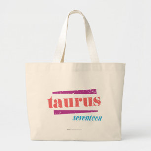 Taurus LtPink Large Tote Bag