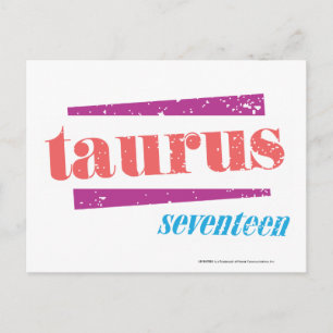 Taurus LtPink Postcard