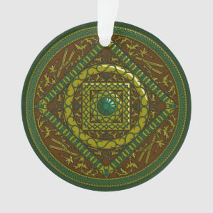 Taurus Mandala Acrylic Ornament