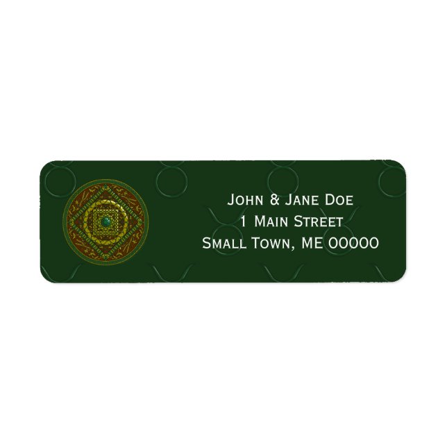 Taurus Mandala Address Label Return Address Label (Front)