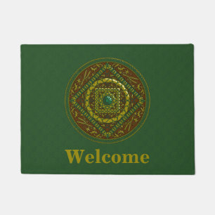 Taurus Mandala Doormat