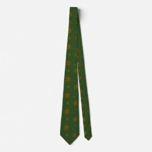 Taurus Mandala Men's Neck Tie