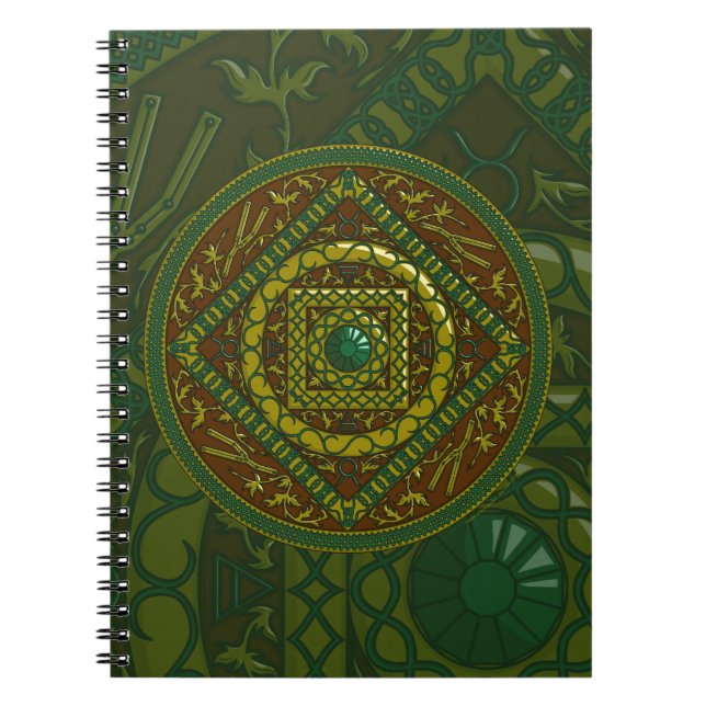 Taurus Mandala Notebook (Front)