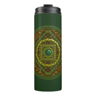 Taurus Mandala Thermal Tumbler