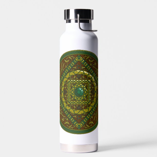 Taurus Mandala Water Bottle (Left)