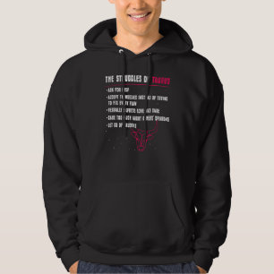 Taurus Merchandise Season Zodiac Sign Astrographic Hoodie