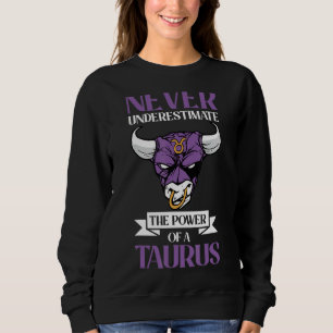 Taurus Merchandise Season Zodiac Sign Astrographic Sweatshirt