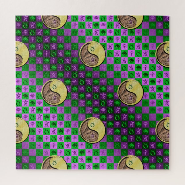 Taurus & Metal Boar Jigsaw Puzzle (Vertical)