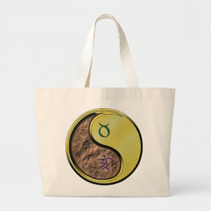 Taurus & Metal Boar Large Tote Bag