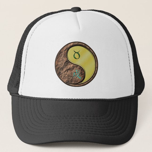 Taurus & Metal Dog Trucker Hat (Front)