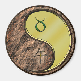 Taurus & Metal Horse Magnet