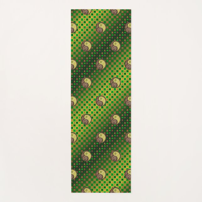 Taurus & Metal Horse Yoga Mat (Front)