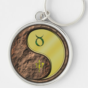 Taurus & Metal Monkey Key Ring