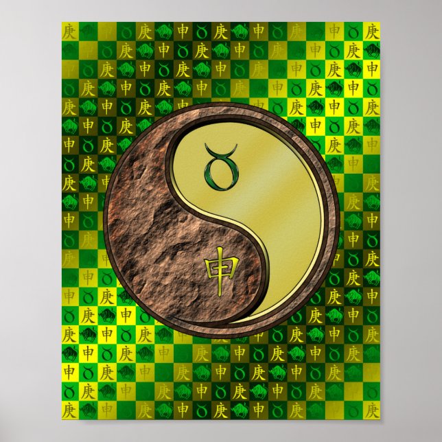 Taurus & Metal Monkey Poster (Front)