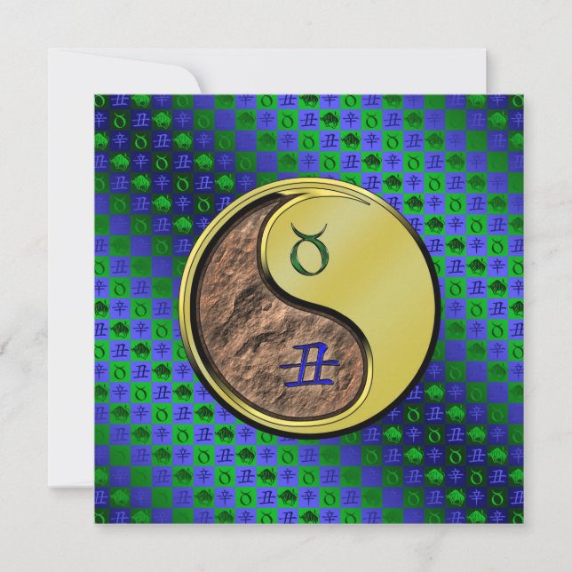 Taurus & Metal Ox Card (Front)