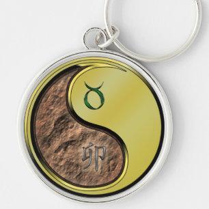 Taurus & Metal Rabbit Key Ring