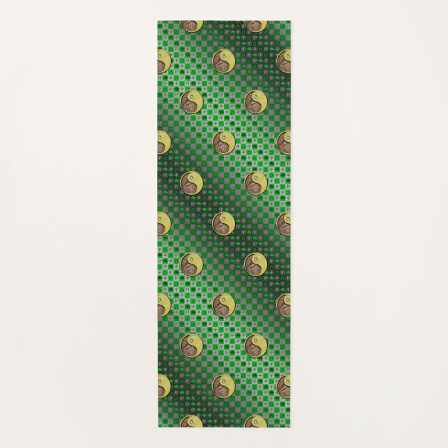 Taurus & Metal Rabbit Yoga Mat (Front)