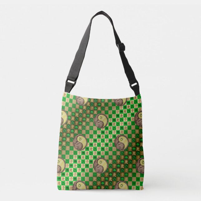 Taurus & Metal Rat Crossbody Bag (Front)