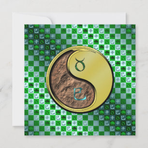 Taurus & Metal Snake Card