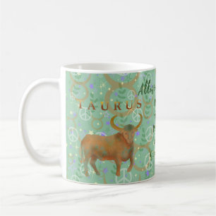 Taurus Modern Zodiac Traits Personalised Coffee Mug