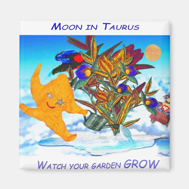 Taurus Moon Magnet (Front)