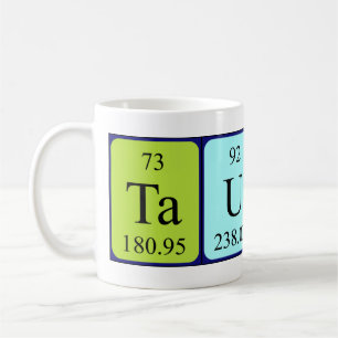 Taurus periodic table name mug