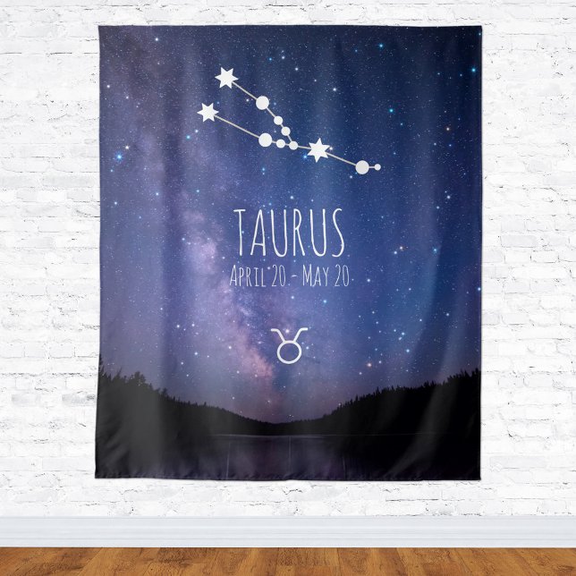Taurus | Personalised Astrology Tapestry (Creator Uploaded)