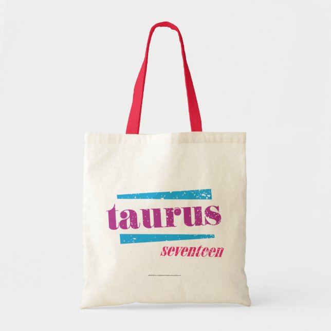 Taurus Purple Tote Bag (Front)