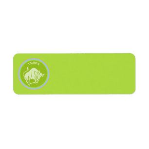 Taurus Return Address Label