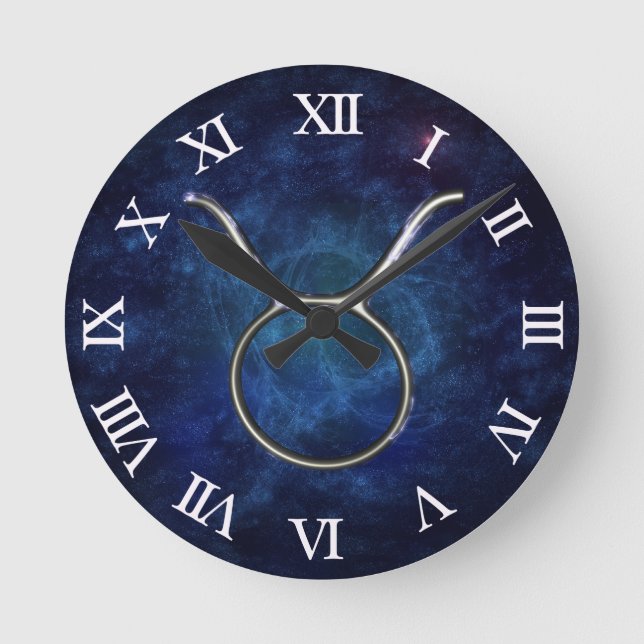 Taurus Round Clock (Front)