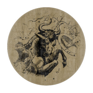 Taurus Sign Constellation Hevelius circa 1690 Cutting Board