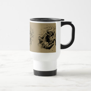 Taurus Sign Constellation Hevelius circa 1690 Travel Mug
