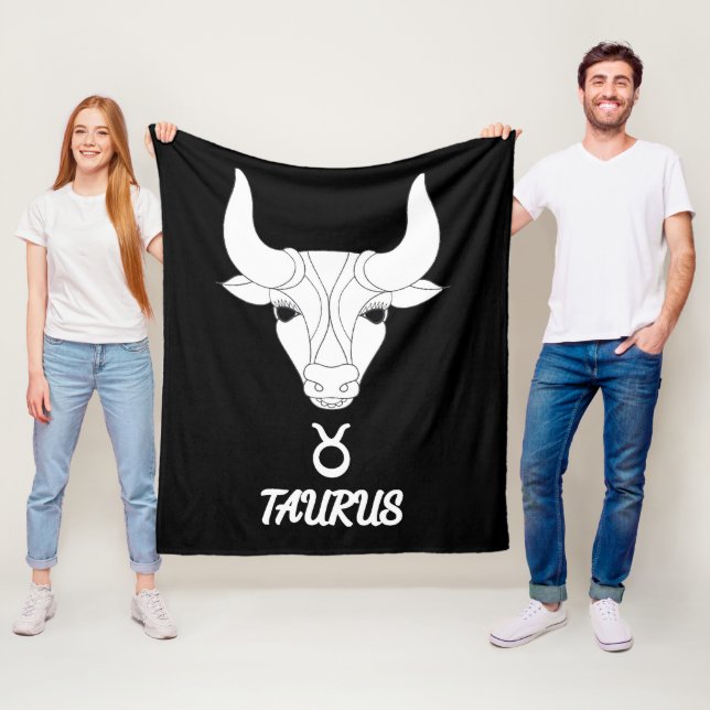 Taurus Silhouette Fleece Blanket (In Situ)