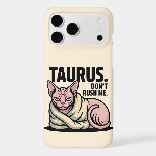Taurus Sphynx Cat Zodiac Attitude Illustration
