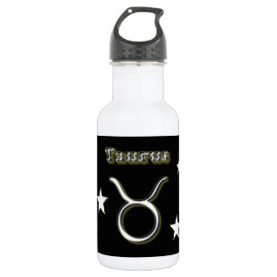 Taurus symbol 532 ml water bottle